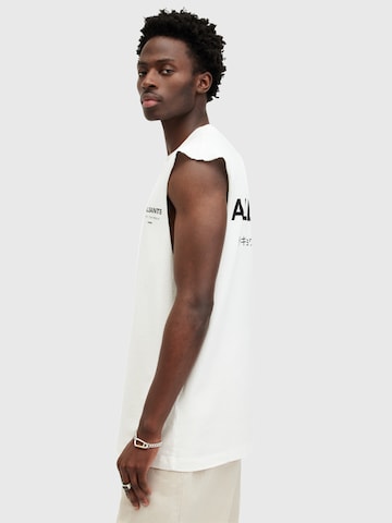 AllSaints Тениска 'UNDERGROUND' в бяло
