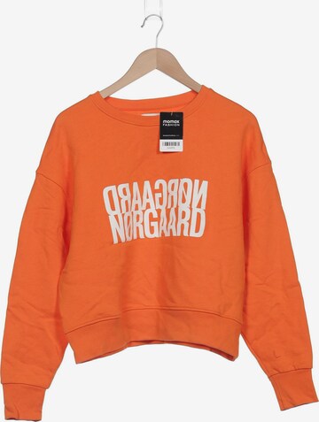 MADS NORGAARD COPENHAGEN Sweatshirt & Zip-Up Hoodie in L in Orange: front
