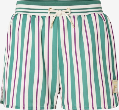FILA Pantalón en verde / lila / blanco, Vista del producto