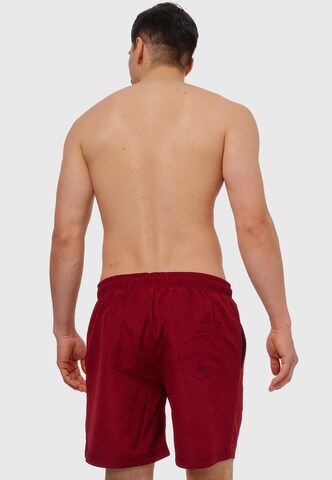 INDICODE JEANS Board Shorts in Red