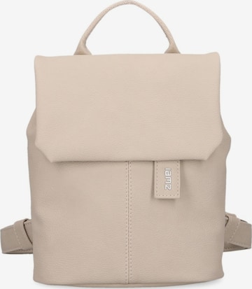 ZWEI Backpack 'MADEMOISELLE.M MR45' in White: front