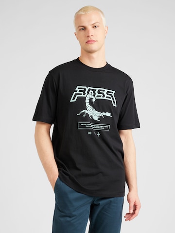 BOSS Shirt 'TeScorpion' in Zwart: voorkant