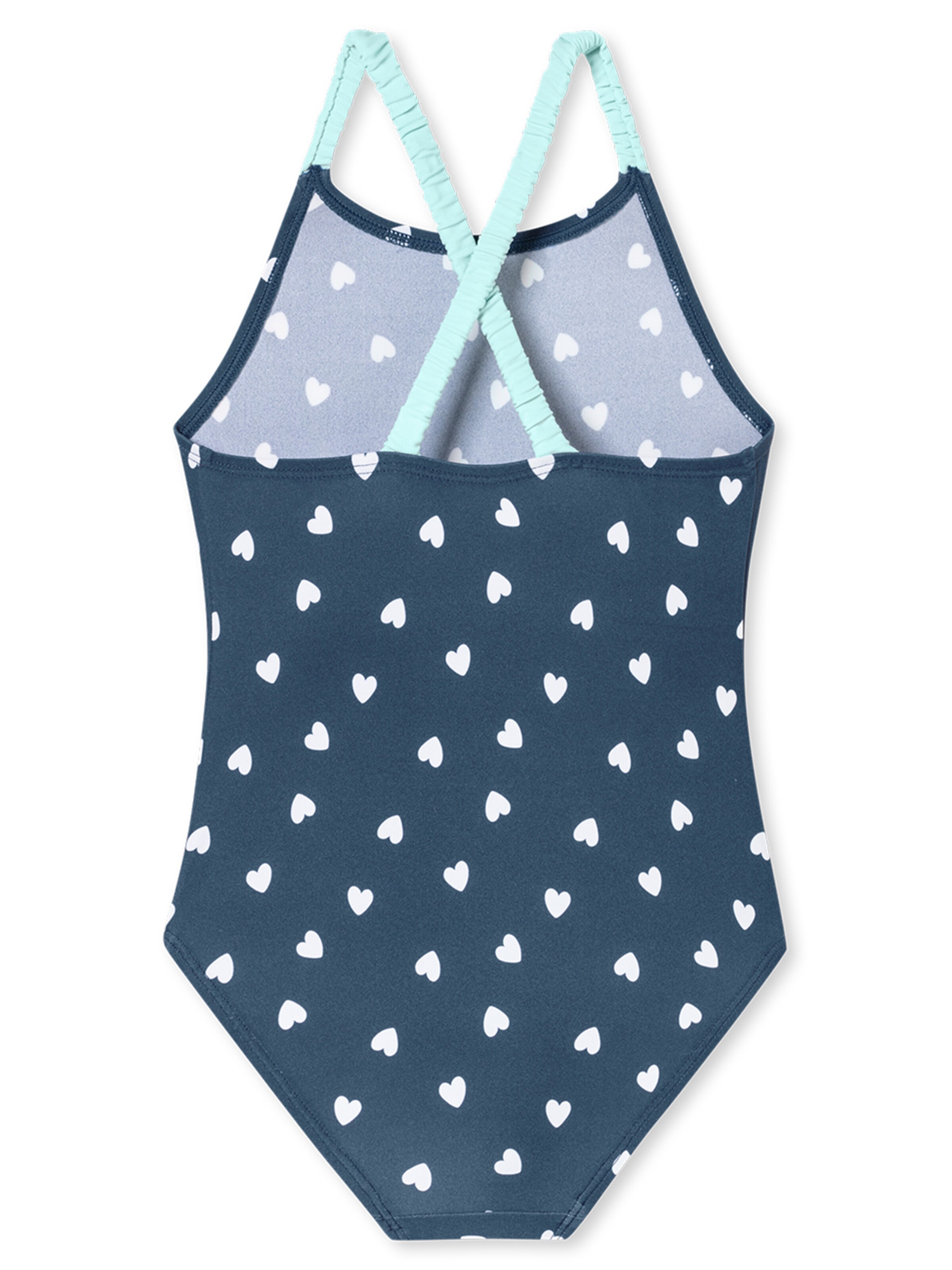 SCHIESSER Badeanzug ' Aqua Kids Girl ' in Blau