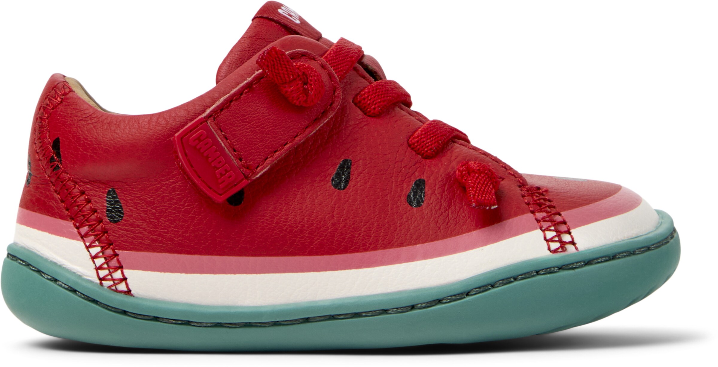 CAMPER - Zapatos primeros pasos 'Peu Cami' en rojo