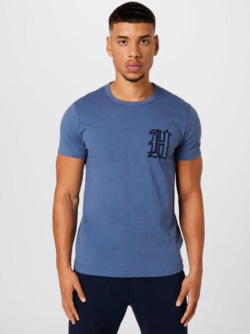 HOLLISTER - Camiseta en azul: frente