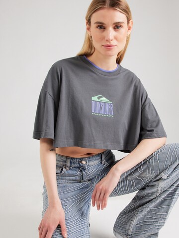 T-shirt QUIKSILVER en noir : devant