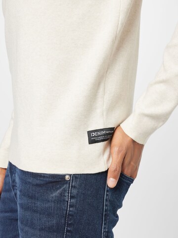 TOM TAILOR DENIM Pullover in Beige