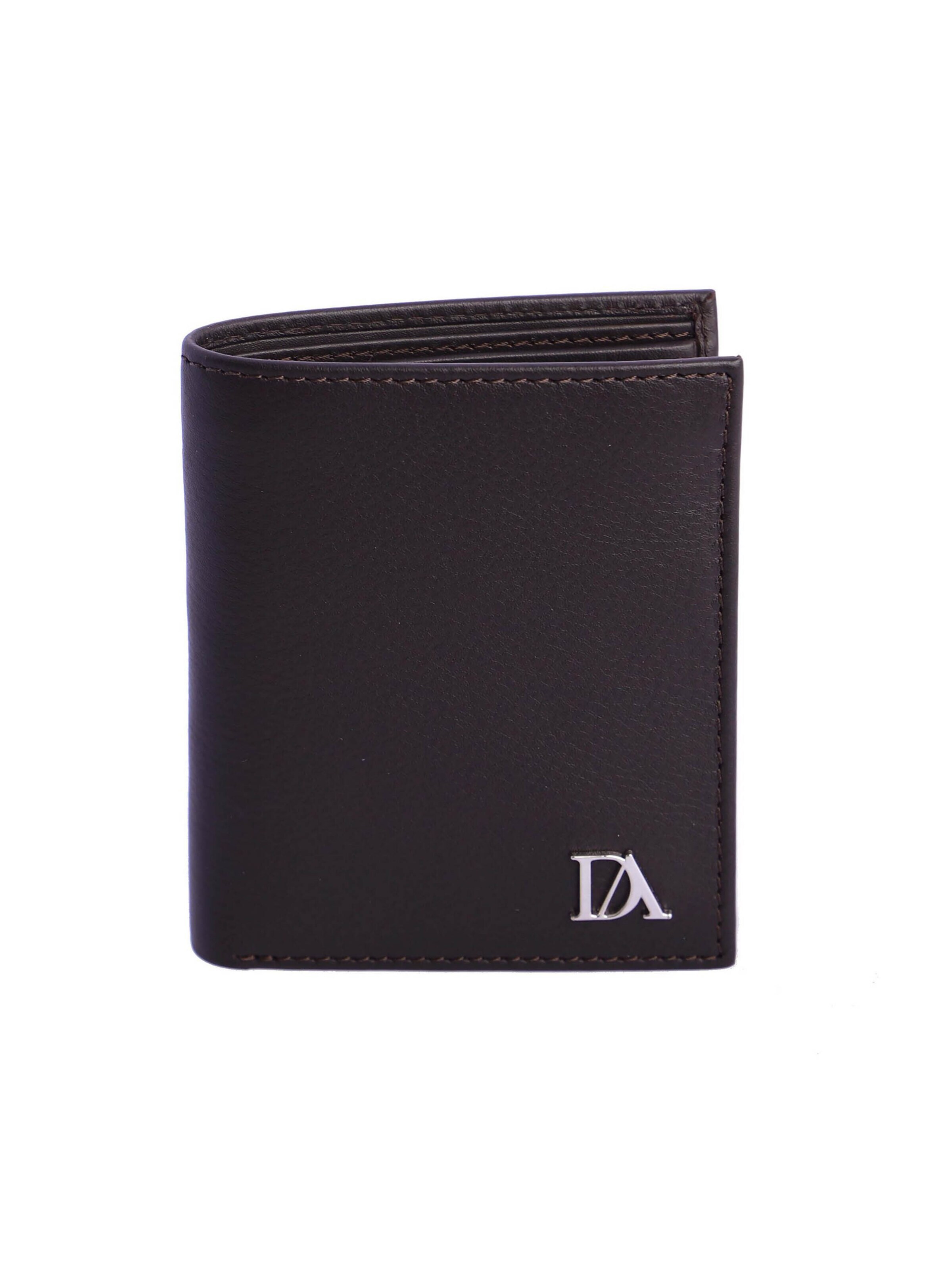 Don Algodon - Cartera 'Cartera para hombre Matteo de piel con protección RFID' en marrón: frente