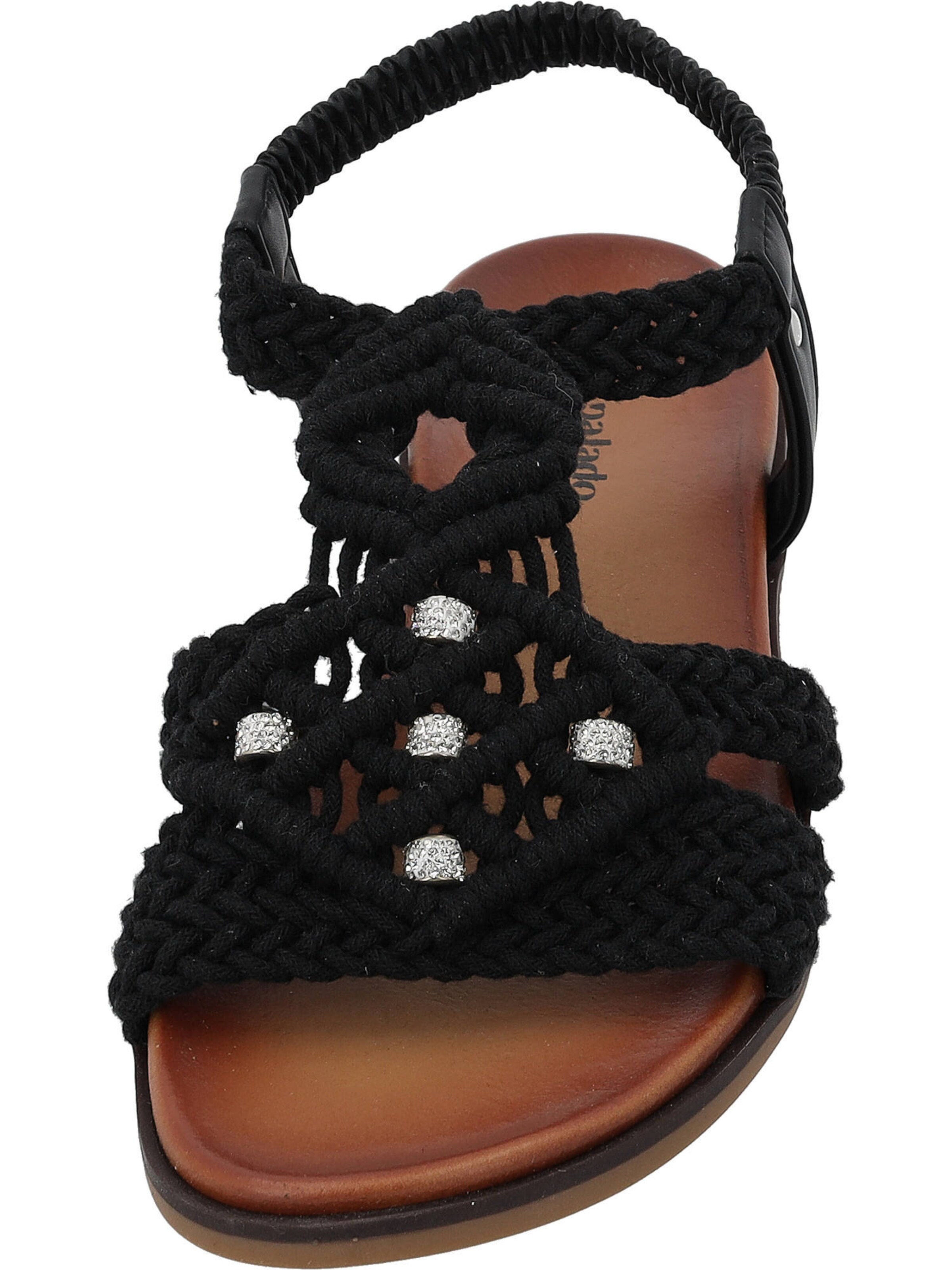 Sandales 'Fathana' Palado en noir