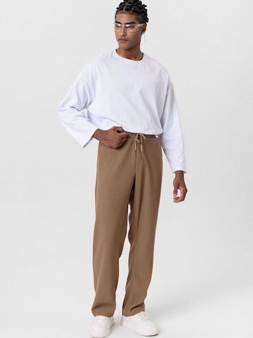 Loosefit Pantalon 'Rafael' Antioch en beige : devant