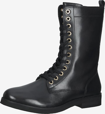 MEXX Lace-Up Ankle Boots in Black: front