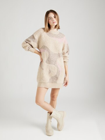 florence by mills exclusive for ABOUT YOU Knit dress 'S'mores' in Beige