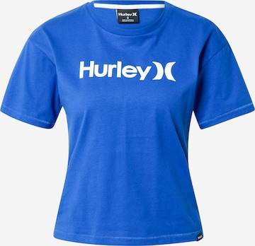 Hurley - Camiseta funcional en azul: frente