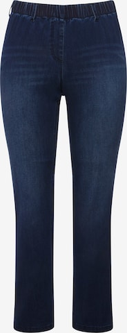 Ulla Popken Jeggings 'SIENNA' in Blauw: voorkant