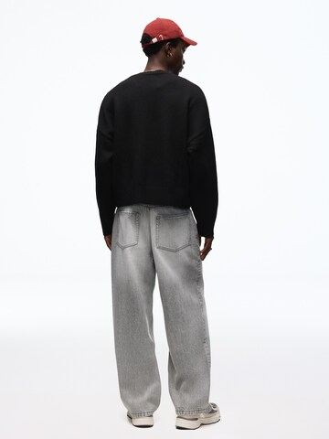 Baggy Jeans de la Bershka pe gri