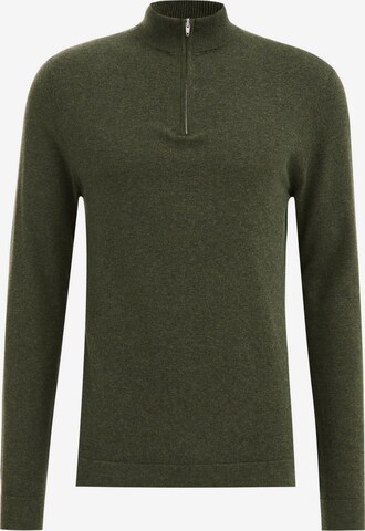 WE Fashion Sweter w kolorze zielony: przód