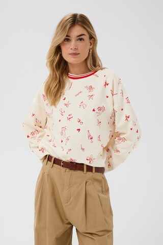 SAINT TROPEZ Sweatshirt i hvid