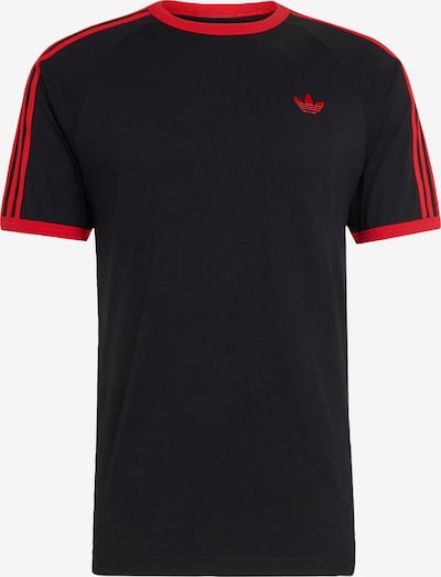 XXS-XS dydžio Marškinėliai '3-Stripes' iš ADIDAS ORIGINALS, spalva – raudona / juoda, Prekių apžvalga