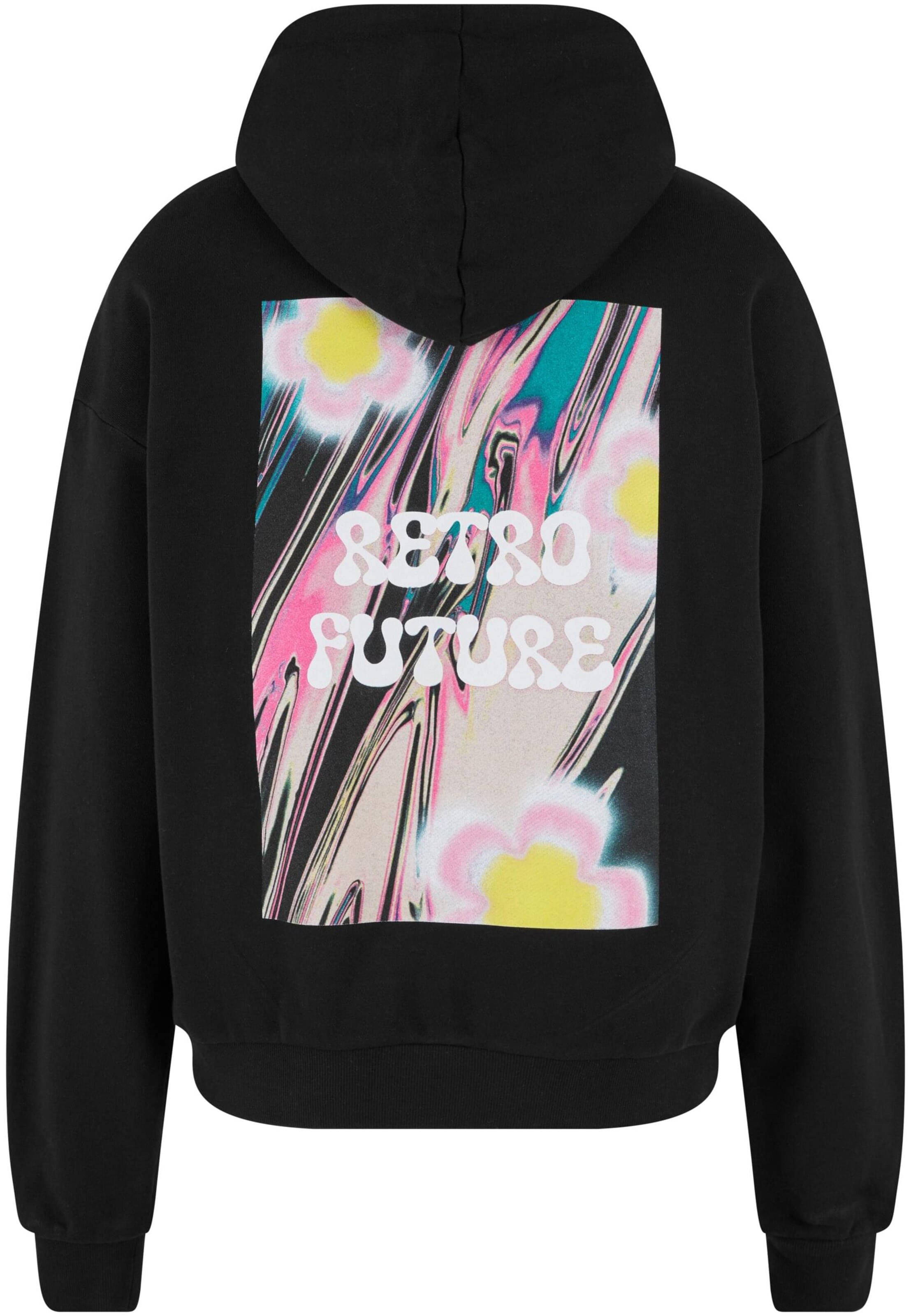 Felpa 'Blurry Blossom' di Lost Youth in nero