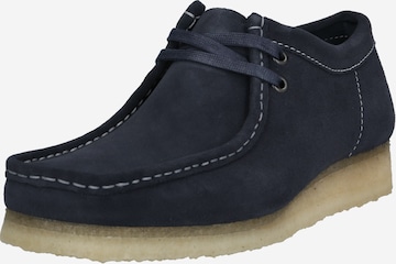 Mocassino 'Wallabee' di Clarks Originals in blu: frontale
