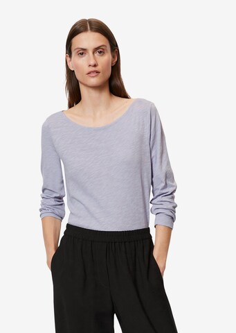 T-shirt Marc O'Polo en violet : devant