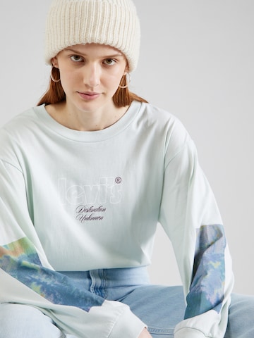 LEVI'S ® Paita 'Graphic LS Reese Tee' värissä sininen