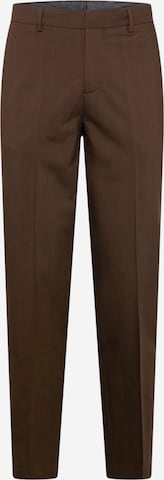 Pantaloni con piega frontale di JACK & JONES in marrone: frontale