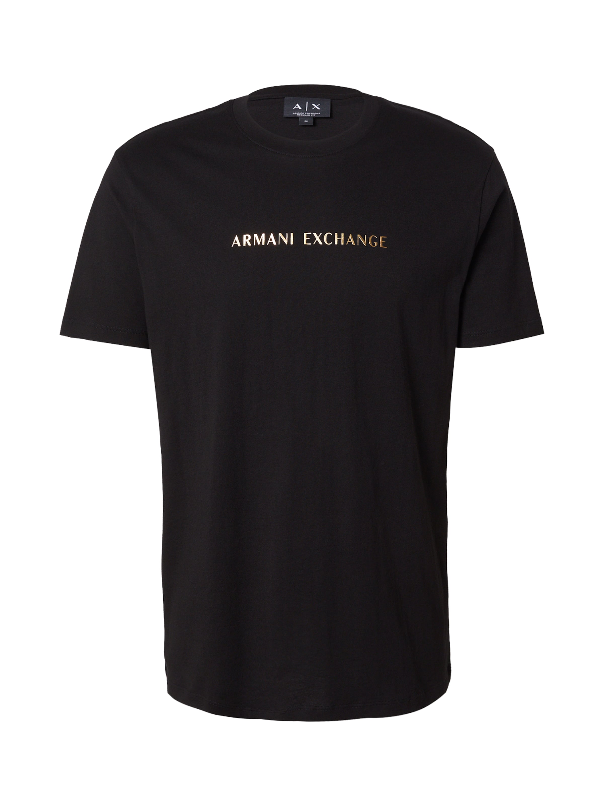 ARMANI EXCHANGE Μπλουζάκι σε μαύρο: μπροστά