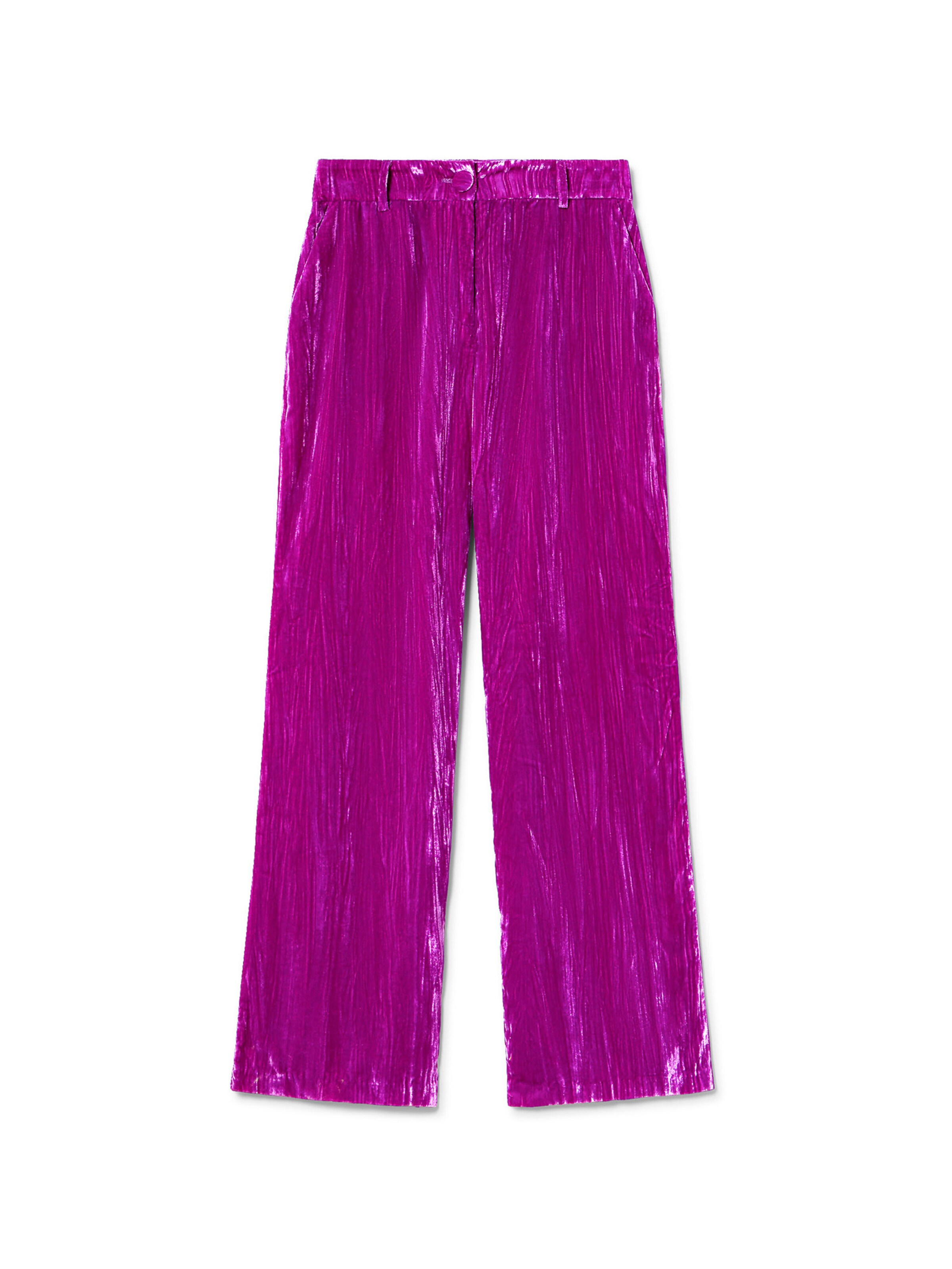 Lola Casademunt - Pierna ancha Pantalón en rosa: frente