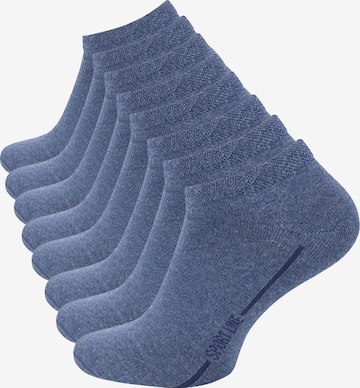 Chaussettes Vincent Creation en bleu : devant