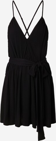 Robe d’été MYLAVIE en noir : devant