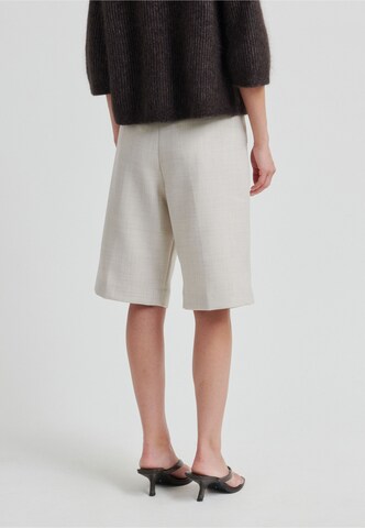 SECOND FEMALE Regular Bandplooibroek in Beige