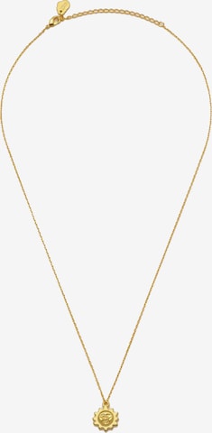 Estella Bartlett Necklace 'Sun Face' in Gold: front