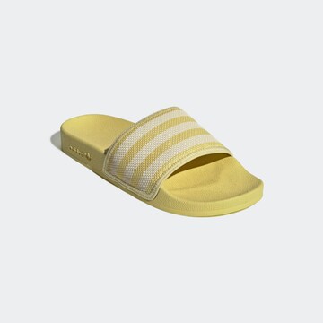 ADIDAS ORIGINALS Sandals 'Adilette' in Yellow