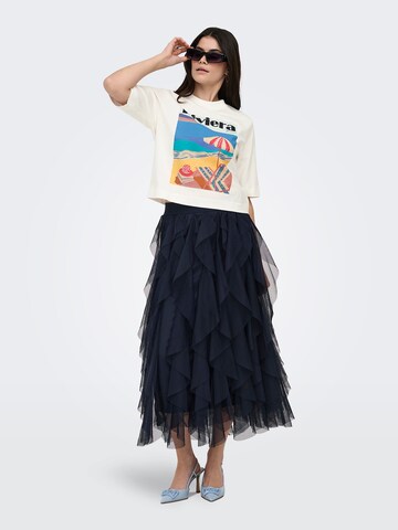 T-shirt 'ONLVEGA' ONLY en blanc