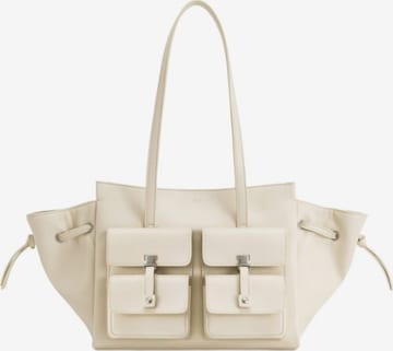 JW PEIShopper torba 'JW PEI Cabas / Shopping Linda White' - bijela boja: prednji dio