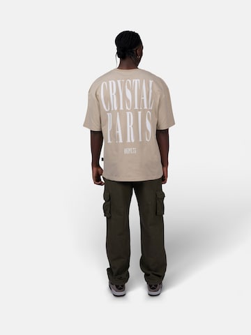 Crystal Paris Shirt 'Face' in Brown