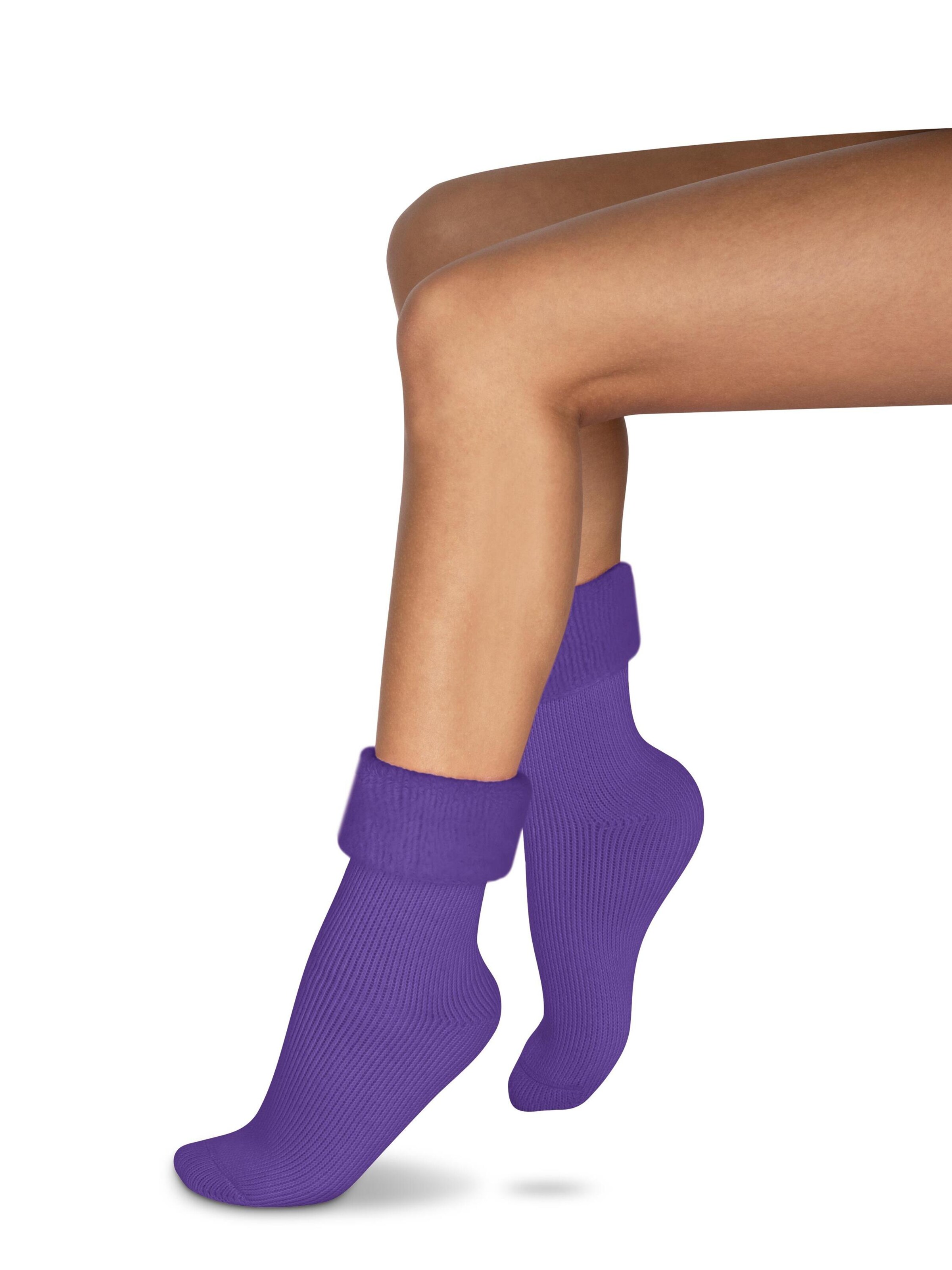 Polar Husky Socks ' Extrem Hot ' in Purple