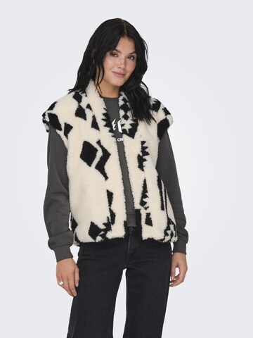 ONLY Vest 'POP' i hvid: forside