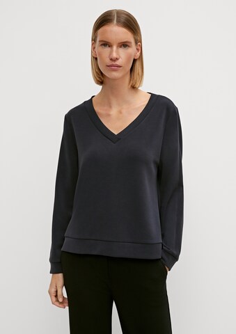 Sweat-shirt COMMA en noir : devant