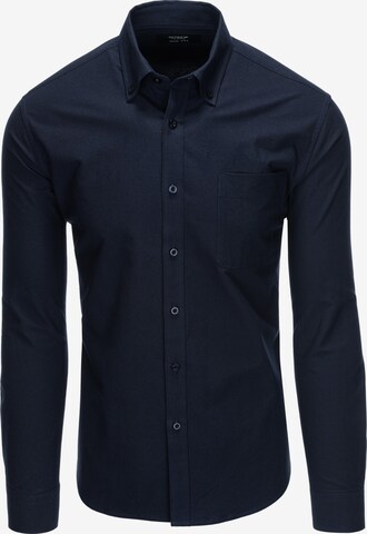 Ombre Button Up Shirt 'SHOS-0108' in Blue: front