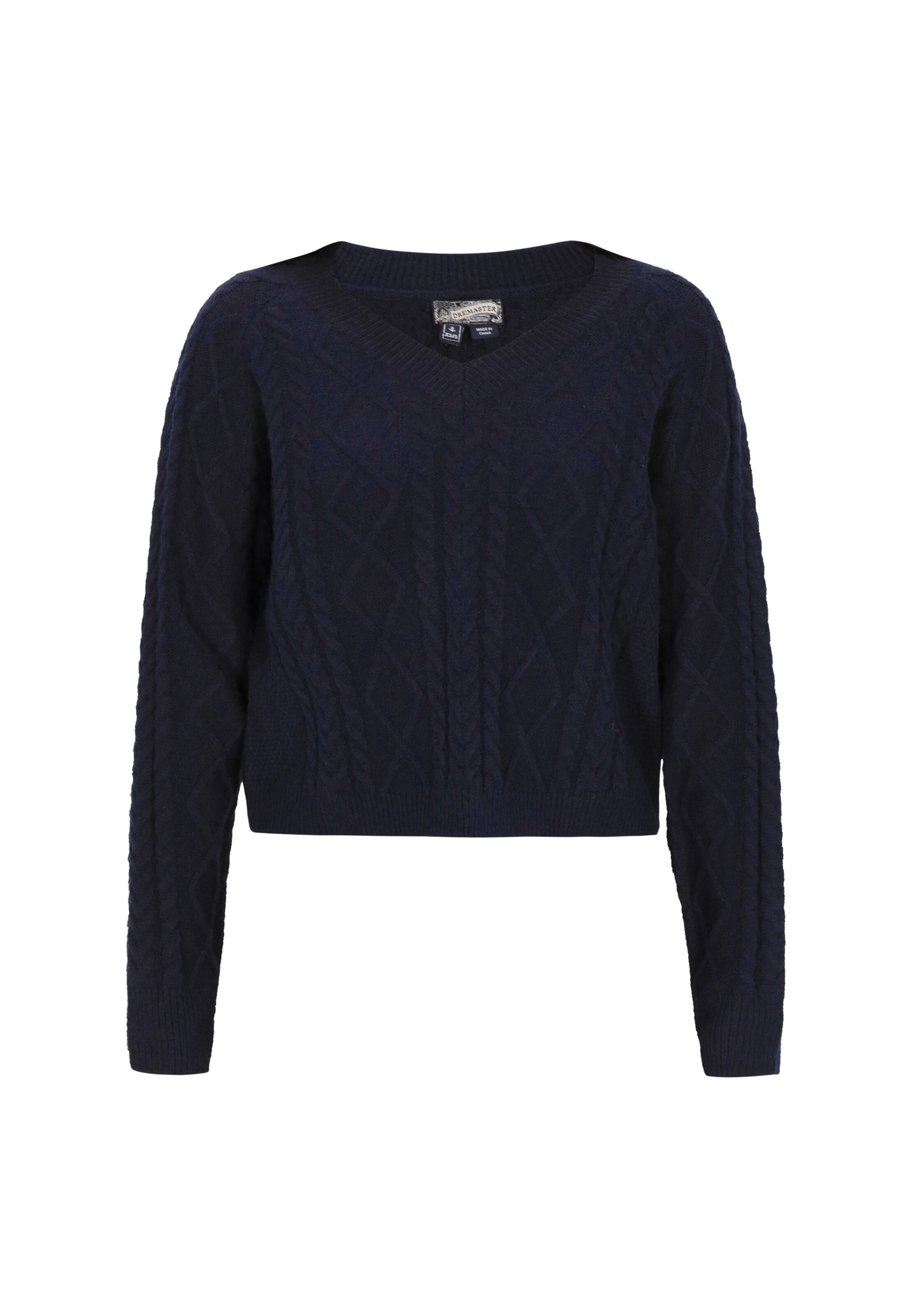 DreiMaster Vintage Pull-over en XS-S en bleu marine, Vue avec produit