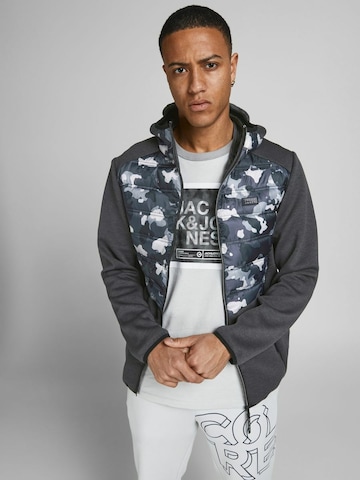 JACK & JONES Between-Season Jacket 'Toby' in Grey