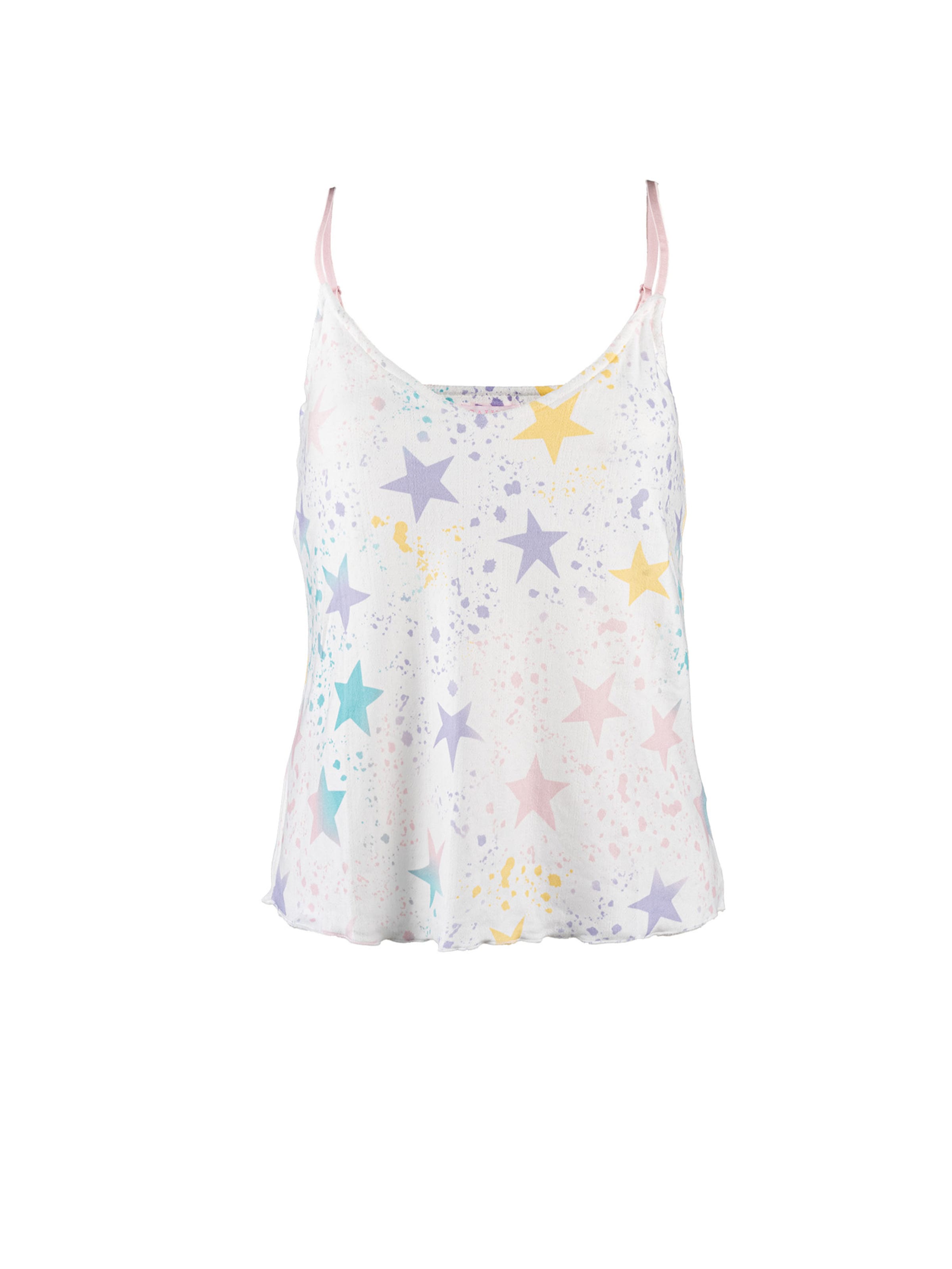 PJ Salvage Pajama shirt 'Star Splatter' in Mixed colours: front