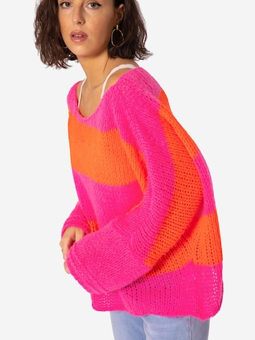 SASSYCLASSY - Pullover oversized em rosa
