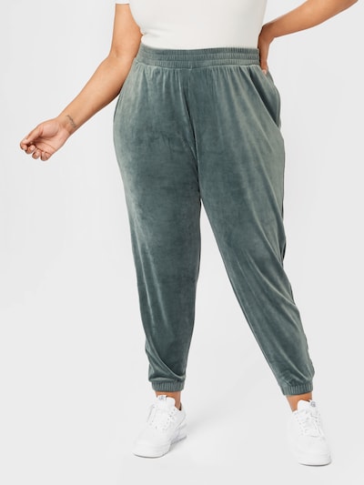 Zizzi Hose 'HELENA' in smaragd, Modelansicht