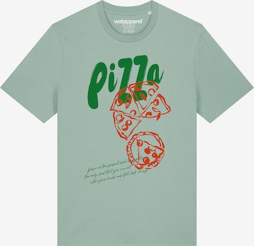 Watapparel Shirt 'Pizza' in Green: front
