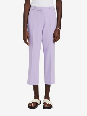 Regular Pantalon ESPRIT en violet : devant