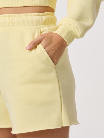 Regular Pantalon 'Los Angeles' Denim Factory en jaune