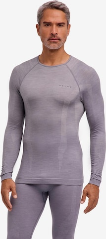 FALKE Base Layer in Grau: Vorderseite